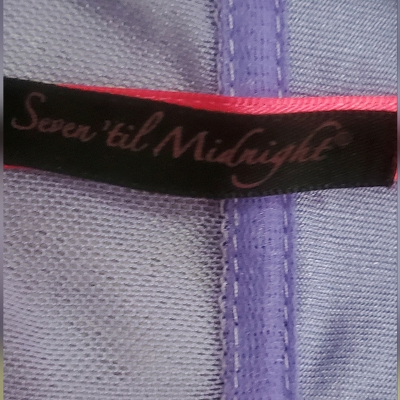 💚5/$25 Purple Lace Bustier Bralette Strappy Lingerie Sexy Bra Top Size Small - Picture 8 of 8